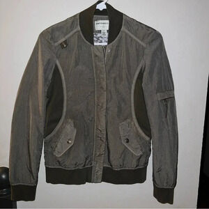 Anthropologie Marrakech Bomber Jacket Olive Green MCMCC